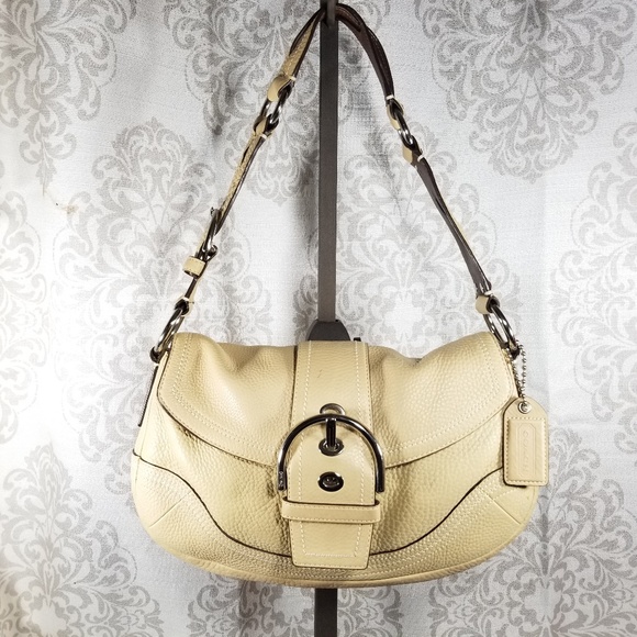 Coach Handbags - Coach Beige Nude Purse Shoulder Bag